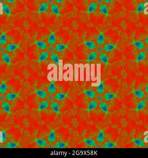 tiled seamless background kaleidoscopic wallpaper Stock Photo