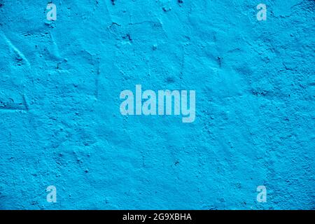 Aged blue wall texture for background or backdrop. Stock Photo