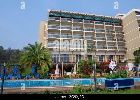 Hotel des mille collines Kigali Rwanda Stock Photo
