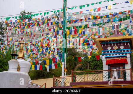 Dalai Lama's temple, Dharamsala Stock Photo