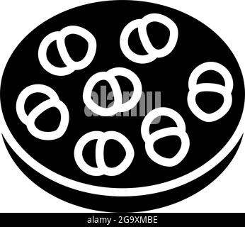 enterococcus infection glyph icon vector illustration Stock Vector