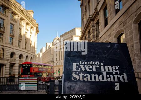 Junction of Lombard Street and Cornhill, City of London, England - 17 July 2021 Stock Photo