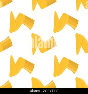 Chicken Wings Seamless Pattern Isolated on White Background Stock Vector