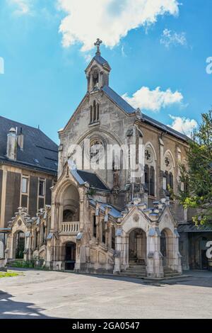 Chapel of the Sainte-Geneviève school in Chambéry. Chambery, Auvergne-Rhône-Alpes region, France Stock Photo