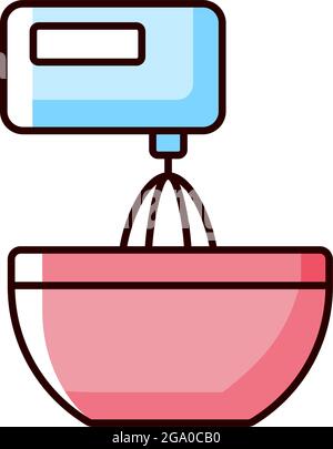 Mixer RGB color icon Stock Vector