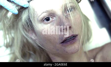 CONTAGION 2011 Warner Bros Pictures film with Gwyneth Paltrow as Beth Ernhoff Stock Photo