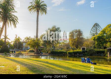 A Warm December in Santa Barbara, California Stock Photo