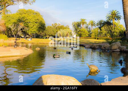 A Warm December in Santa Barbara, California Stock Photo