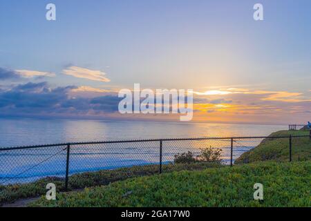 A Warm December in Santa Barbara, California Stock Photo