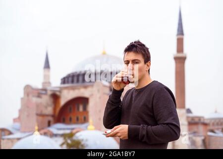 Tourism in Istanbul, Turkey. Stock Photo