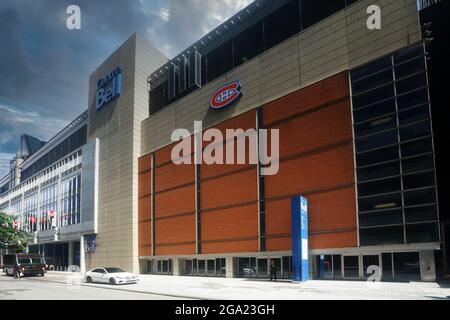 Montreal,Quebec,Canada,July 23, 2021.Bell Centre hockey arena.Mario Beauregard/Alamy News Stock Photo