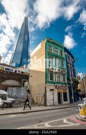 View of The Shard skyscraper in London, England. Stock Photo