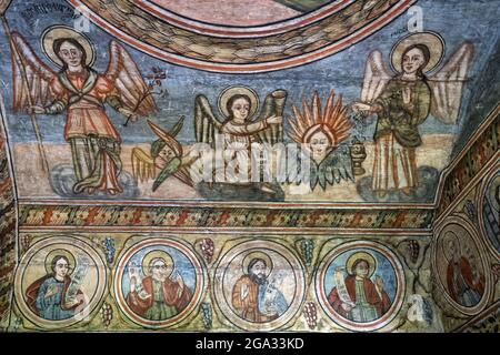 St Parascheva Wooden Church in Sub Piatra, Trascaului Mountains, Romania; Transylvania, Romania Stock Photo