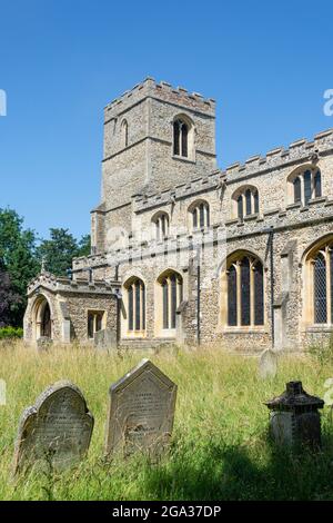 St Mary's Church, Church Lane, Linton, Cambridgeshire, England, United Kingdom Stock Photo