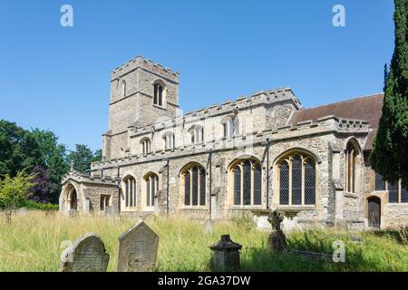 St Mary's Church, Church Lane, Linton, Cambridgeshire, England, United Kingdom Stock Photo