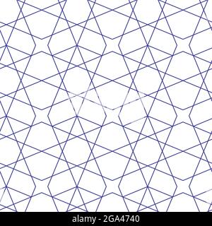 Mashrabiya texture design. Arabic vector pattern ideal for design background, web page background, surface textures. Seamless islamic mashrabiya pattern Stock Vector