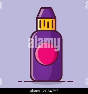 vape liquid isolated vector illustration in flat style Stock Vector