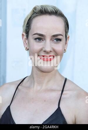 Los Angeles, United States. 28th July, 2021. LOS ANGELES, CALIFORNIA, USA - JULY 28: Actress Jena Malone arrives at the Los Angeles Premiere Of Vertical Entertainment's 'Lorelei' held at Laemmle Royal on July 28, 2021 in Los Angeles, California, United States. (Photo by Xavier Collin/Image Press Agency) Credit: Image Press Agency/Alamy Live News Stock Photo