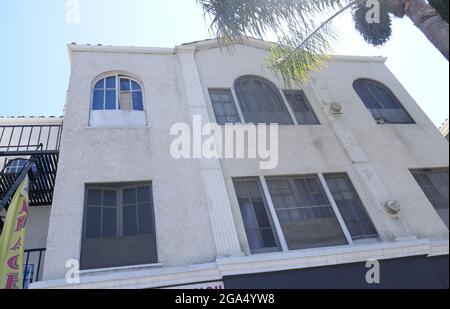 Los Angeles, California, USA 28th July 2021 A general view of atmosphere of former home/residence of Actor Sheldon Lewis, Max Asher, Andre Cheron, Warren DeCamp, June Doten, Marshall Jenkins, Virginia Reardon, Nellie Sweneman at 6424 Yucca Street on July 28, 2021 in Los Angeles, California, USA. Photo by Barry King/Alamy Stock Photo Stock Photo