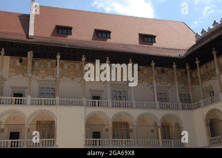 Wawel castl, Kraków, gothic, renaissance, the seat of Polish Kings, Sigismund's beel, gothic castl, Stock Photo