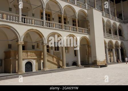 Wawel castl, Kraków, gothic, renaissance, the seat of Polish Kings, Sigismund's beel, gothic castl, Stock Photo