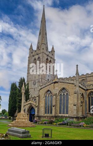 All Saints' Church, Oakham, the county town of Rutland, England, UK Stock Photo