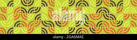 Abstract Geometrical generative computational art illustration Stock Vector