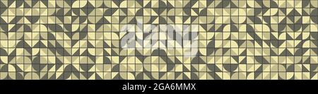 Abstract Geometrical generative computational art illustration Stock Vector