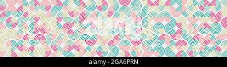 Abstract Geometrical generative computational art illustration Stock Vector