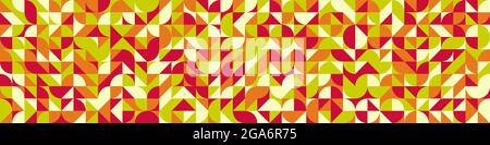 Abstract Geometrical generative computational art illustration Stock Vector