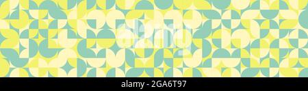 Abstract Geometrical generative computational art illustration Stock Vector