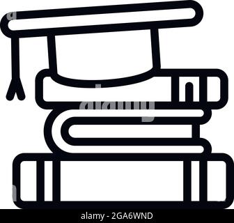 Interactive learning icon. Outline interactive learning vector icon for web design isolated on white background Stock Vector