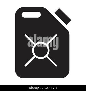 Gasoline canister vector icon for your web site design, logo, app, UI. illustration, EPS10 Stock Vector