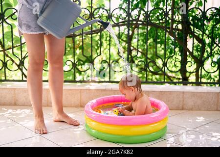 inflatable pool balcony