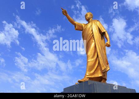 Kwame Nkrumah Memorial Park. Kwame Nkrumah Memorial Park (KNMP) is a National Park in, Accra, Ghana named after Osagyefo Dr. Kwame Nkrumah, the foundi Stock Photo