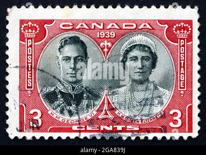 CANADA CIRCA 1939 a stamp printed in the Canada shows King