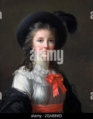 Élisabeth Vigée Le Brun (1755-1842), Self Portrait, oil on canvas, c. 1781 Stock Photo