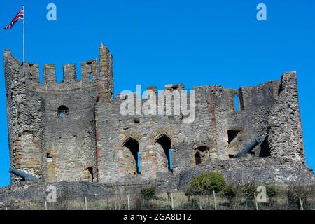 Ruins Of Dudley Castle On Top Of Castle Hill In Dudley West Midlands England UK Stock Photo