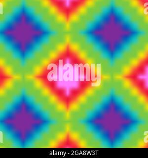 Abstract multicolor tie dye pattern. Rainbow LGBT colors. For textile, product application. Vector illustration, flat design Stock Vector