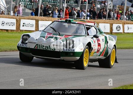 Lancia Stratos, Fondazione Gino Macaluso Per L'Auto Storica, The Maestros - Motorsport's Great All-Rounders, Goodwood Festival of Speed, Goodwood Hous Stock Photo