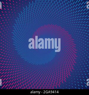 Abstract Lines Made of Geometric Patterns, Auxiliary Graphic Element, Creative Linear Shapes. Graphic shapes designed for use in designs. Stock Vector