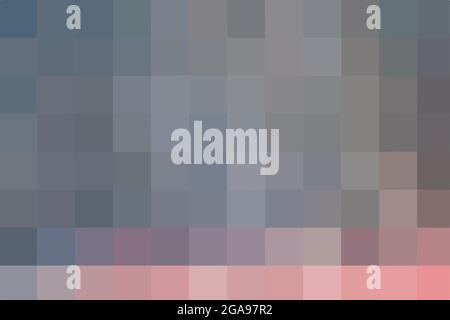 Abstract pixel pattern consisting of colored squares. A backing of mosaic squares. Vector illustration Stock Vector