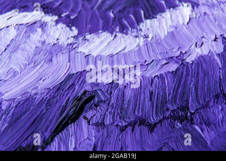 Basra, Iraq - July 19, 2021: closeup photo of abstract oil panting Stock Photo