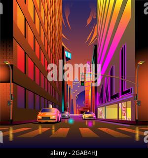 Urban life City iat afternoon vector illustration Stock Vector