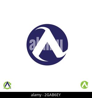 CA letter based monogram concept symbol vector format for brand, business logo, design element or any other purpose. Stock Vector