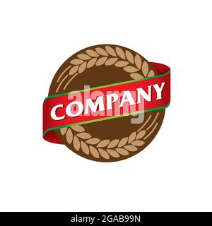Bakery Emblem logo Stock Vector