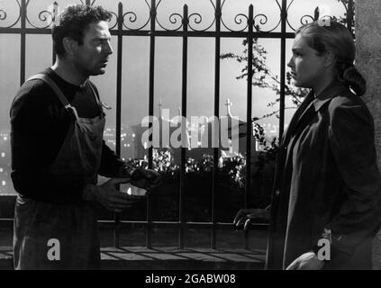 Photo De Presse Cinéma – Simone Signoret & Raf Vallone – Thérèse Raquin – K94