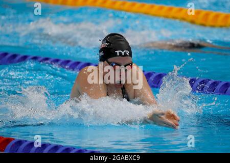 Tokyo, Kanto, Japan. 30th July, 2021. Lilly King (USA) competes in the women's 200m breaststroke final during the Tokyo 2020 Olympic Summer Games at Tokyo Aquatics Centre. (Credit Image: © David McIntyre/ZUMA Press Wire) Stock Photo