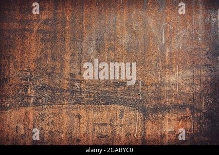 Old scratched and rusted metal texture background. High quality photo Stock Photo