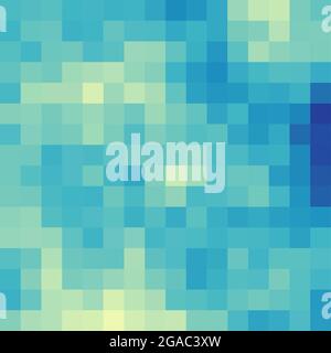 Abstract Geometrical generative computational art illustration Stock Vector